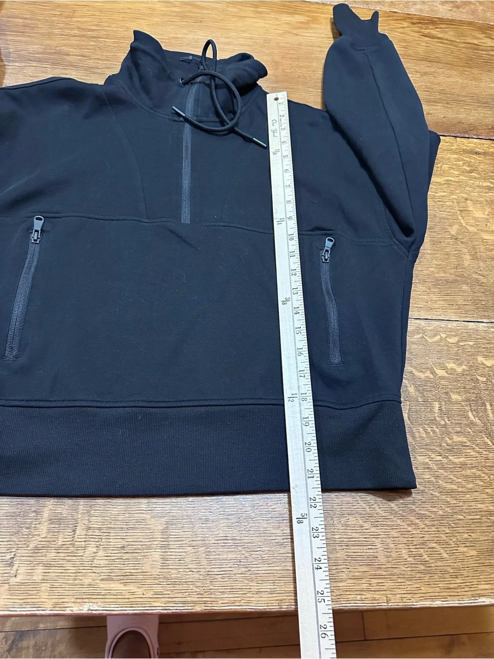 Old Navy Active Dynamic fleece sz large  women’s Black Zip-Up Mock Neck
